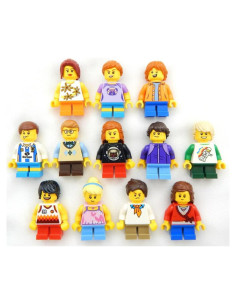 5 Minifiguras Aleatorias LEGO Booster Bricks para Niños