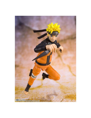 Figura de Acción S.H.Figuarts Naruto Uzumaki 15 cm Bandai