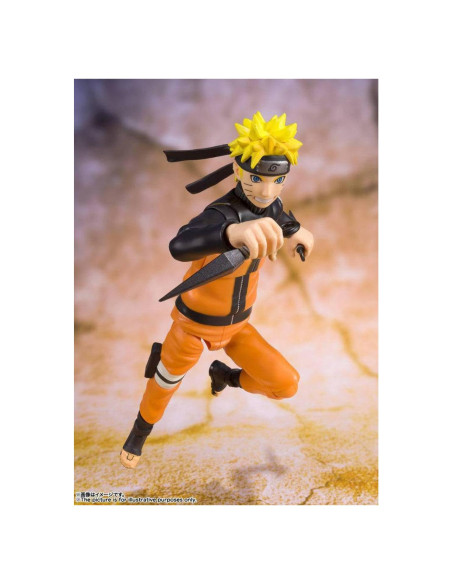 Figura de Acción S.H.Figuarts Naruto Uzumaki 15 cm Bandai