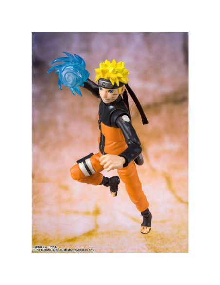 Figura de Acción S.H.Figuarts Naruto Uzumaki 15 cm Bandai