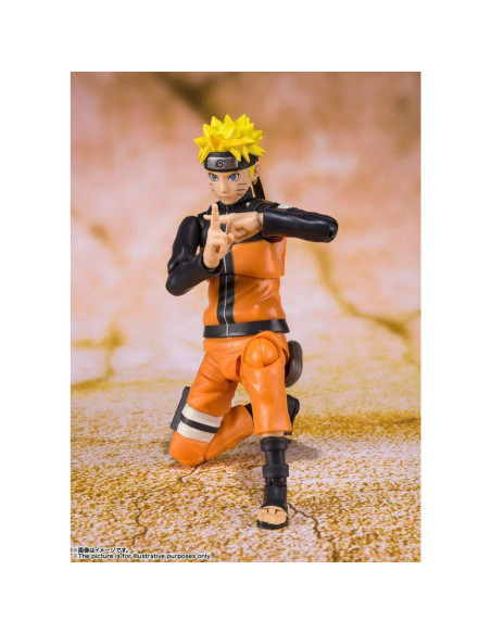 Figura de Acción S.H.Figuarts Naruto Uzumaki 15 cm Bandai