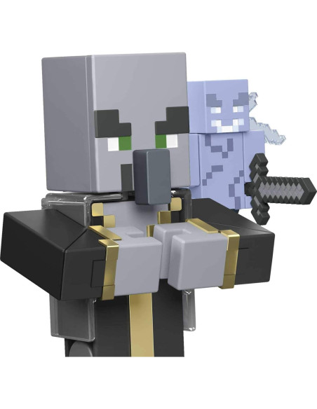 Figuras de Batalla Minecraft Dungeons Mattel 8.5 cm Paquete de 2