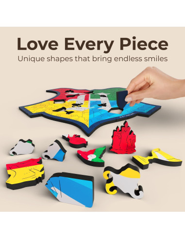 Rompecabezas Harry Potter - Madera 129 Piezas 27x27 cm