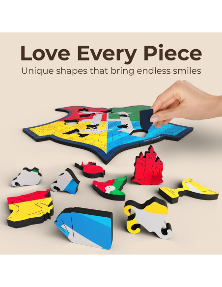 Rompecabezas Harry Potter - Madera 129 Piezas 27x27 cm Rompecabezas Harry Potter - Madera 129 Piezas 27x27 cm