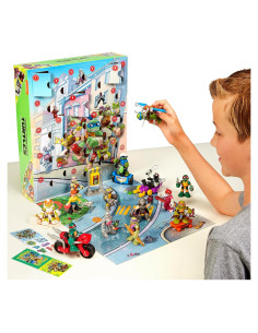 Calendario de Cuenta Regresiva Tortugas Ninja Playmates 33x7.6 cm