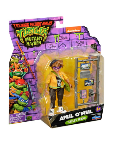 Figura de Acción Tortugas Ninja Playmates April O'Neil 12 cm