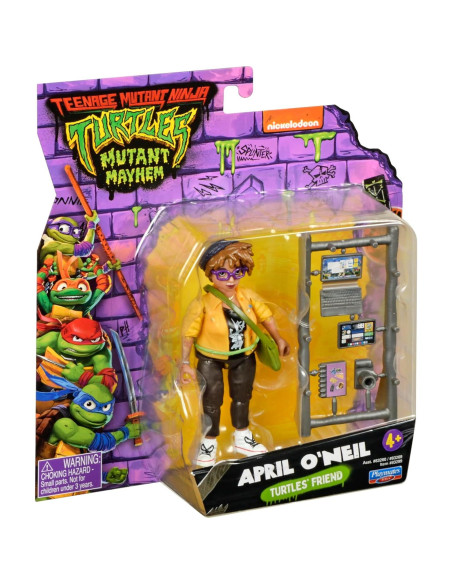 Figura de Acción Tortugas Ninja Playmates April O'Neil 12 cm Figura de Acción Tortugas Ninja Playmates April O'Neil 12 cm