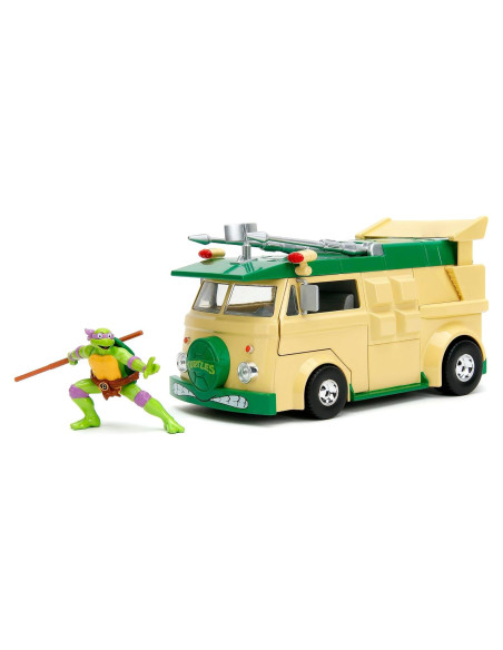 Carro de Fiesta TMNT 1:24 Jada Toys con Donatello 6,99 cm