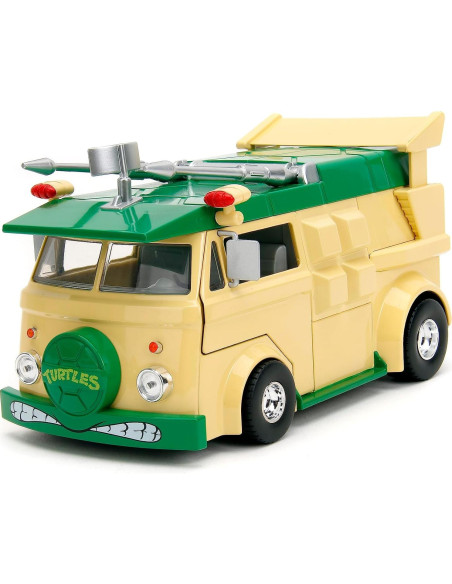 Carro de Fiesta TMNT 1:24 Jada Toys con Donatello 6,99 cm