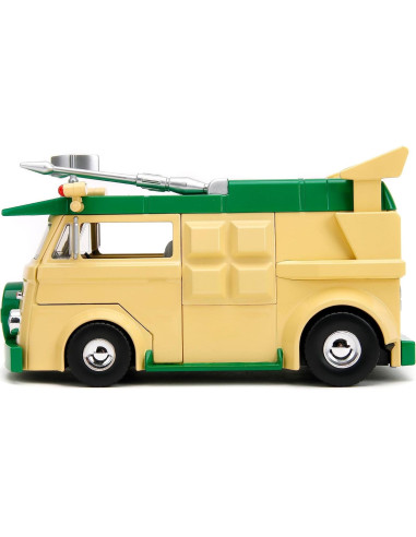 Carro de Fiesta TMNT 1:24 Jada Toys con Donatello 6,99 cm