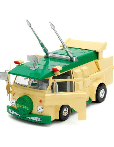 Carro de Fiesta TMNT 1:24 Jada Toys con Donatello 6,99 cm