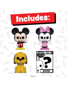 Funko Bitty POP! Disney 4-Pack - Mickey, Minnie, Pluto y Sorpresa 2