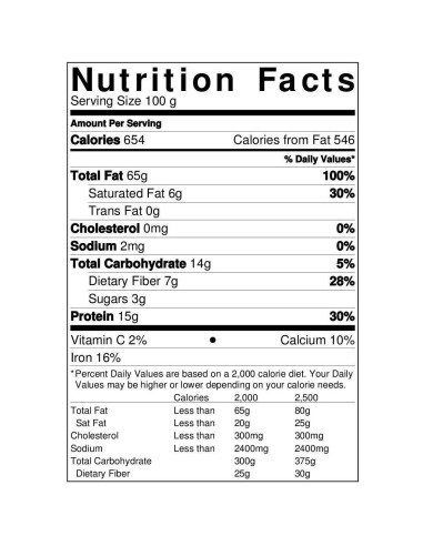Nueces Crudas Orgánicas Anna y Sarah 2 Kg - Sin Conservantes
