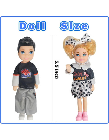 Conjunto de Figuras de Acción Familiares Ediciones D 6,35x5,08cm