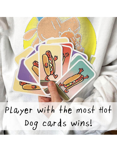 Juego de Cartas Dog Man Hot Dog - 2 a 4 Jugadores, 5+ Años
