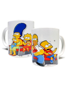 Taza de café Simpsons 325ml Cerámica A Regalo Espuma
