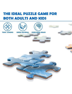 Rompecabezas 500 Piezas Bandera Americana Vintage Águila 2