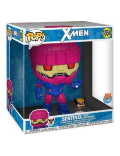Funko Pop Jumbo X-Men Sentinel con Wolverine 25.4 cm