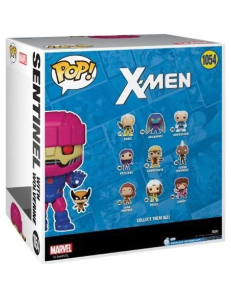 Funko Pop Jumbo X-Men Sentinel con Wolverine 25.4 cm