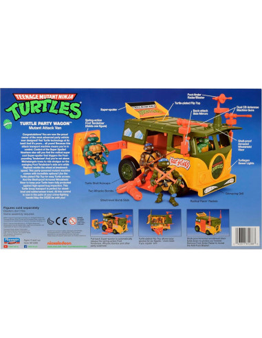 Furgoneta de Fiesta Original TMNT Playmates 50x40 cm