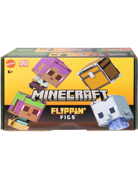 Figuras de Acción Minecraft Mattel Paquete de 2 Efe y Delfín
