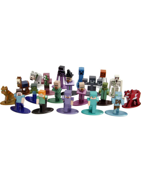 Figuras Nano Minecraft Jada Toys 20 Piezas Coleccionables Figuras Nano Minecraft Jada Toys 20 Piezas Coleccionables