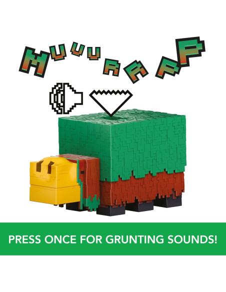 Figura de Acción Sniffer Mattel Minecraft 8.26 cm con Sonidos