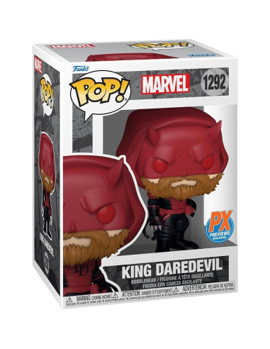 Figura de Vinilo Pop! Rey Daredevil Funko 10,16 cm Exclusiva