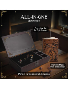 Bandeja de Dados DND HORNATE 30.8x20 cm Madera Fantasía 2