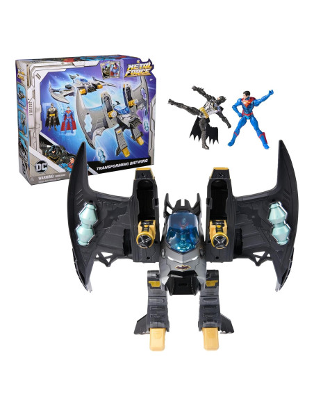 Batwing Transformable Metal Force Spin Master 2-en-1 Juguete