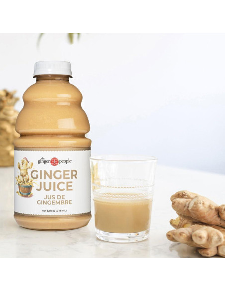 Jugo de Jengibre 99% Puro The Ginger People 946ml - Salud Digestiva