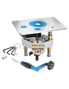 Elevador de Router Rockler Pro 8.4 kg con Placa de Aluminio