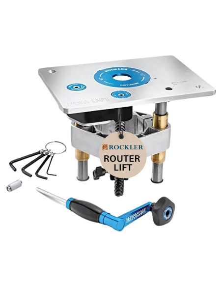 Elevador de Router Rockler Pro 8.4 kg con Placa de Aluminio