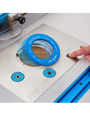 Elevador de Router Rockler Pro 8.4 kg con Placa de Aluminio