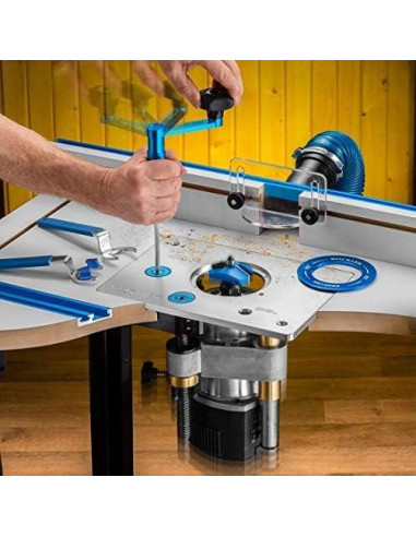 Elevador de Router Rockler Pro 8.4 kg con Placa de Aluminio