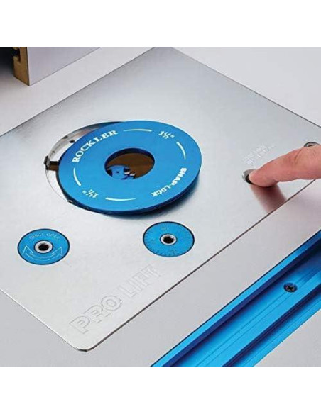 Elevador de Router Rockler Pro 8.4 kg con Placa de Aluminio