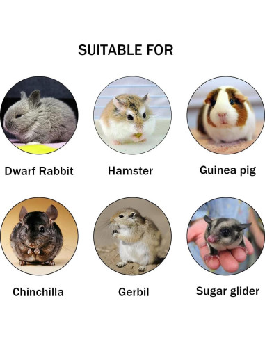 Puente Colgante de Madera Hamiledyi para Hámster 40x6 cm