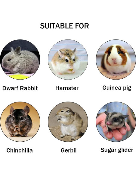 Puente Colgante de Madera Hamiledyi para Hámster 40x6 cm