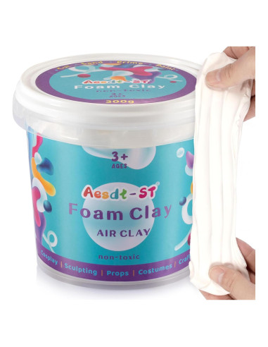 Arcilla de Cosplay Aestd-ST 300g Blanca Secado al Aire