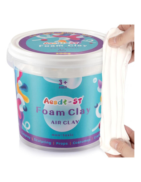 Arcilla de Cosplay Aestd-ST 300g Blanca Secado al Aire