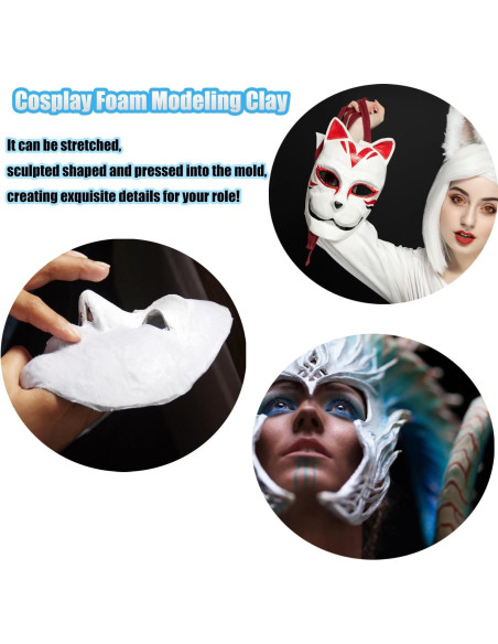 Arcilla de Cosplay Aestd-ST 300g Blanca Secado al Aire