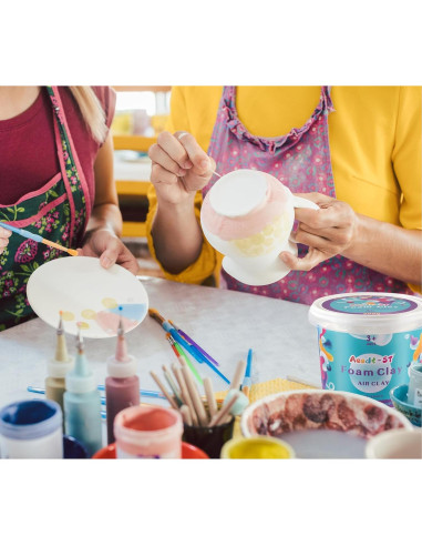 Arcilla de Cosplay Aestd-ST 300g Blanca Secado al Aire