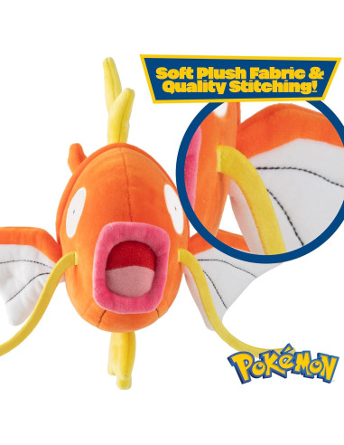 Peluche Pokémon Magikarp Jazwares 20 cm Suave Oficial