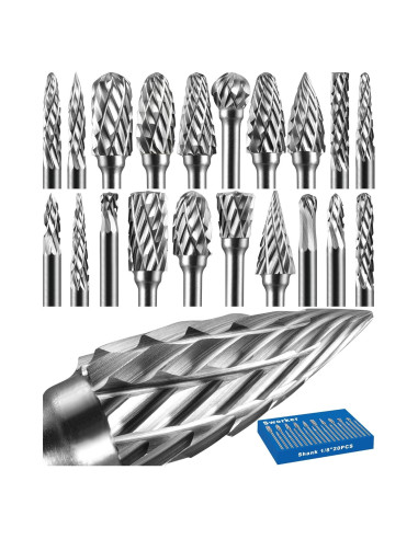 Juego de 20 Brocas de Carburo Sworker 3 mm para Dremel