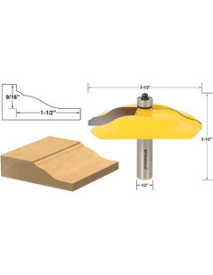 Fresa Yonico 12140 para Puertas de Gabinete Ogee 8.26 cm 2
