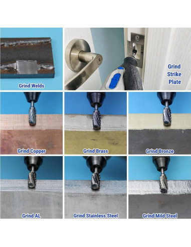 Juego de 20 Brocas de Carburo Sworker 3 mm para Dremel