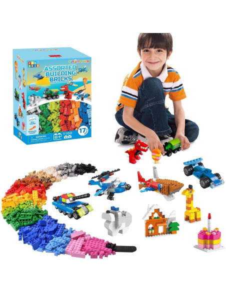 Bloques de Construcción 1100 Piezas FUN LITTLE TOYS Bloques de Construcción 1100 Piezas FUN LITTLE TOYS