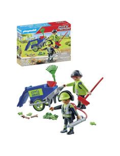 PLAYMOBIL Equipo de Limpieza 71434 Set 32 Piezas