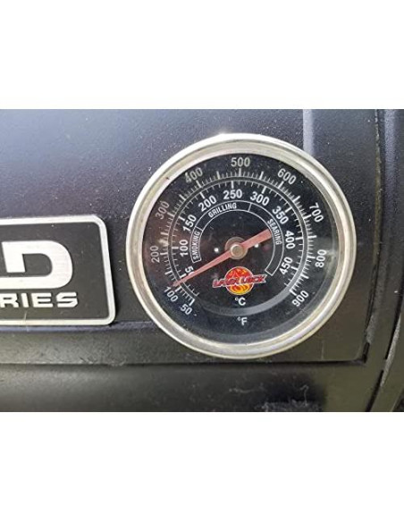 Termómetro de Barbacoa Black Face 2" con Vástago 3" M8 Termómetro de Barbacoa Black Face 2" con Vástago 3" M8