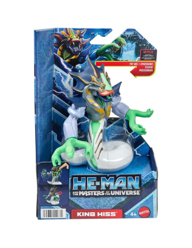 Figura de Acción He-Man Rey Hiss Mattel 13.9 cm Posable